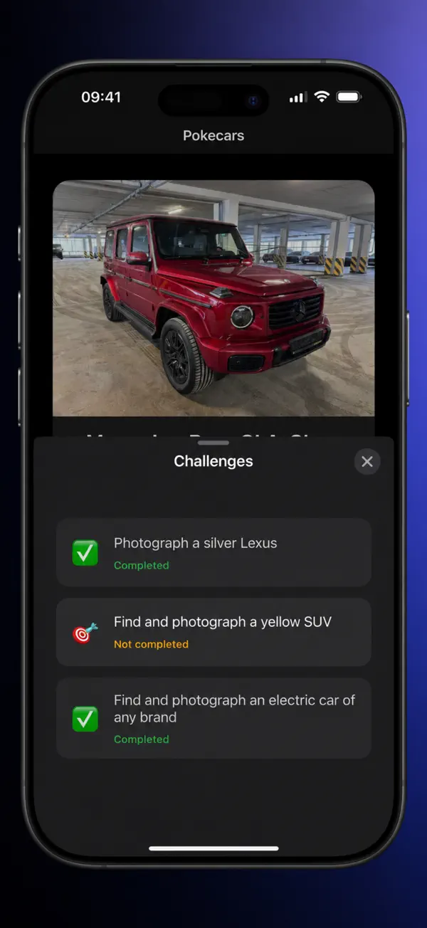 Daily challenges in Pokecars