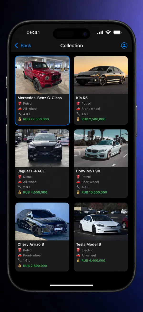 The Pokecars car collection